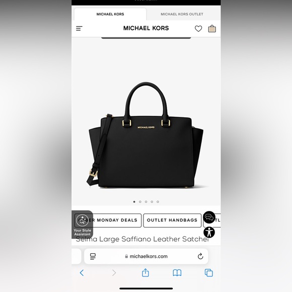 Michael Kors Selma Satchel - Picture 3 of 9